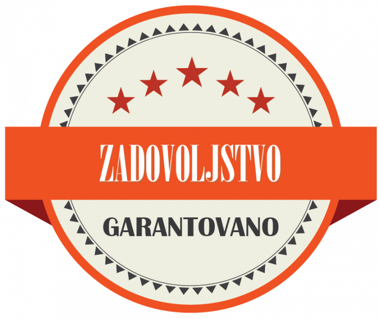 Garancija na zadovoljstvo za sve naše proizvode